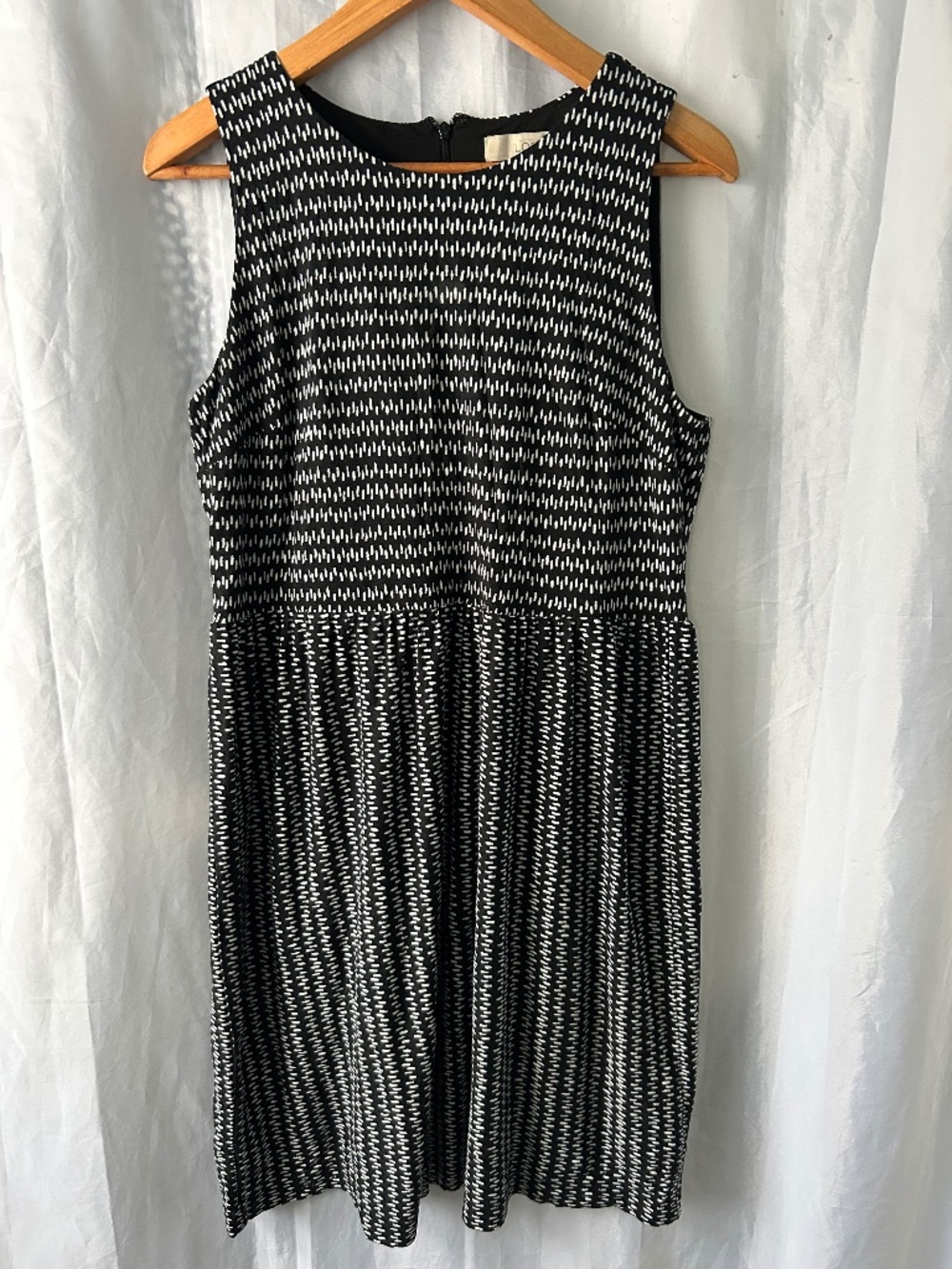 LOFT Fit and Flare Dress, Size L